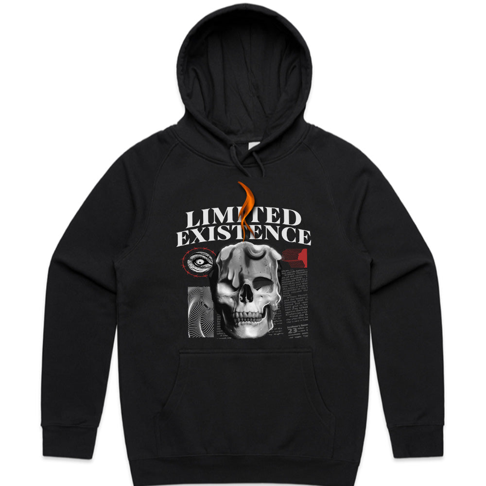 Limited Existence" Melding Skull & Candle Graphic Tee
