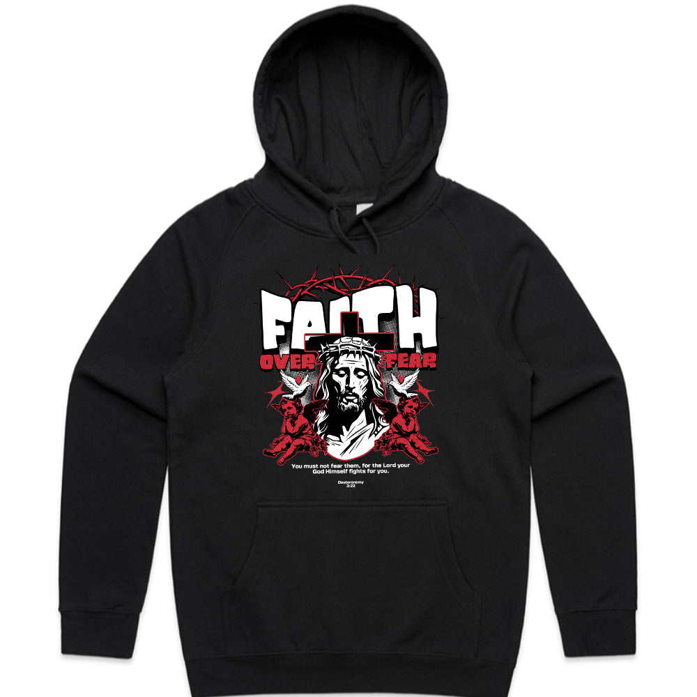 Faith Over Fear: Divine Strength Graphic Tee