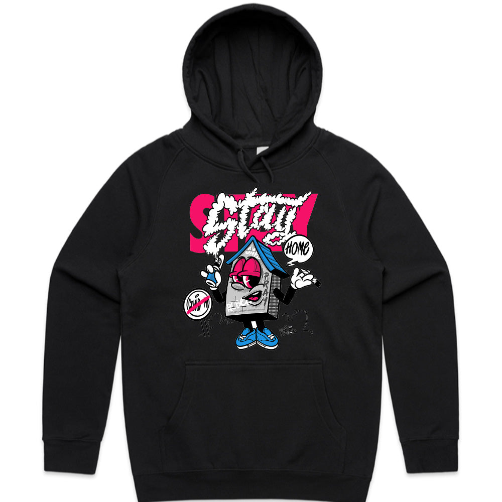 Stay Home Vibe: Cartoon Chill House Tee
