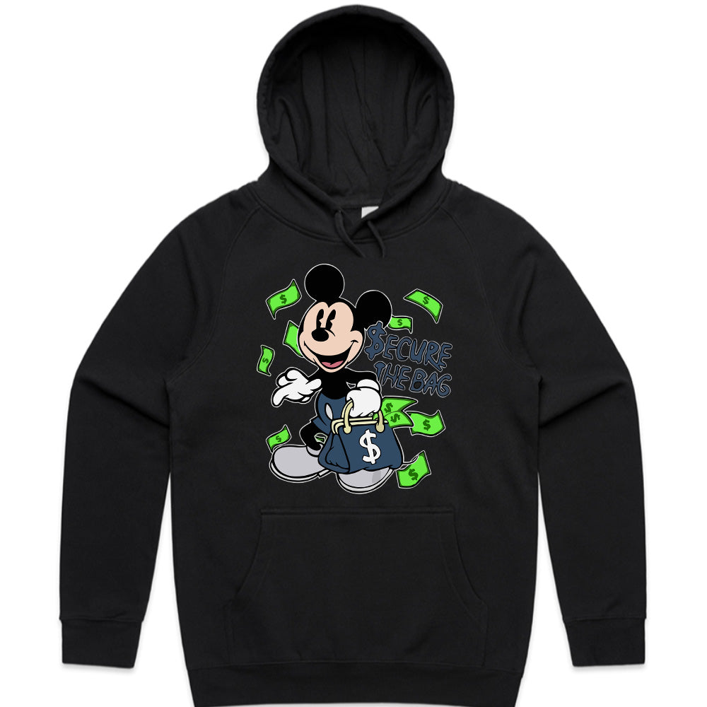 Secure The Bag: Money Hustle Cartoon Tee