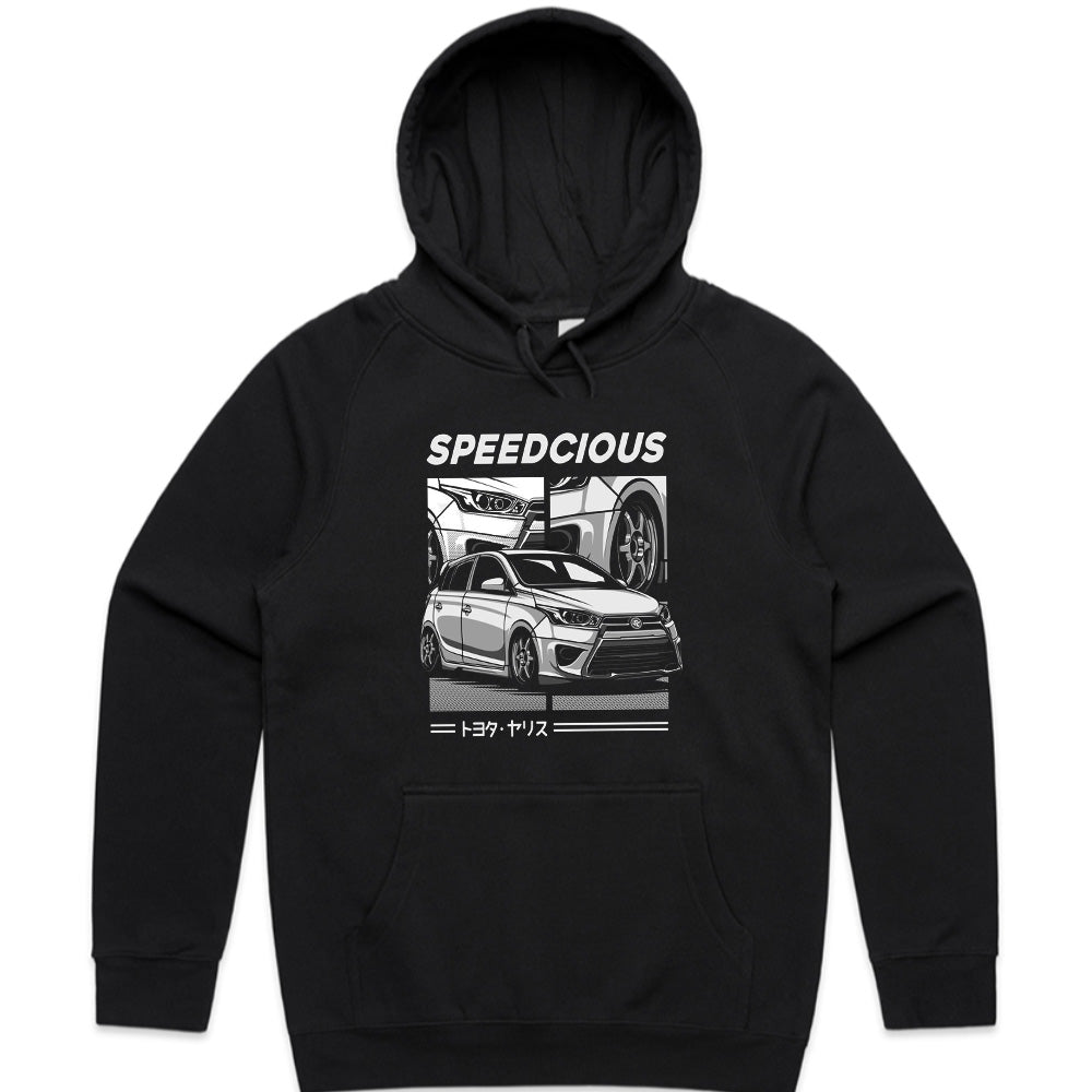 Speedcious Toyota Yaris JDM Comic Style T-Shirt