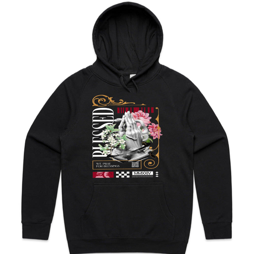 Blessed MMXCIV: Hands of Grace Floral Tee
