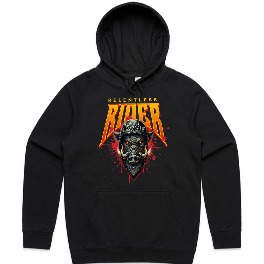 Relentless Rider" Wild Boar Biker Tee