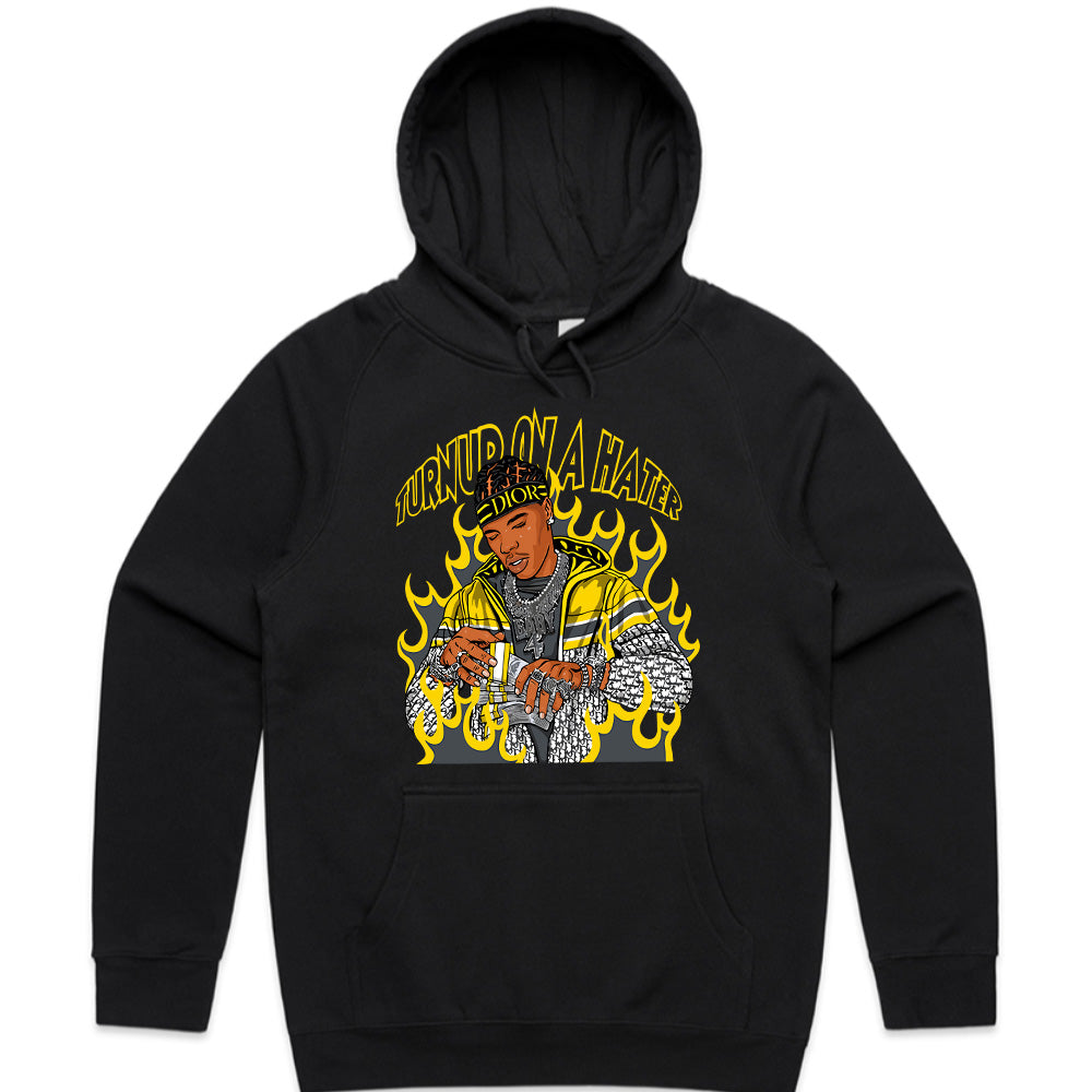 Turn Up On A Hater Flame Rap Tee