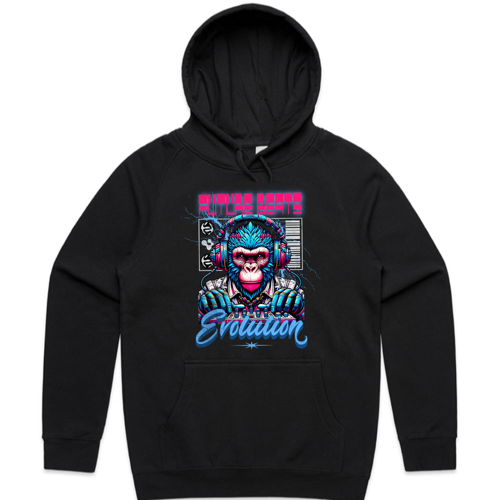Future Beats Evolution" Neon DJ Ape Tee