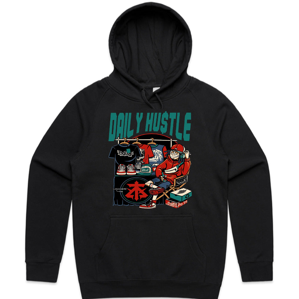 Daily Hustle" Streetwear Entrepreneur Tee