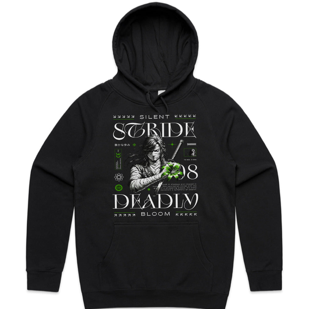 Silent Stride: Deadly Bloom Ninja Tee