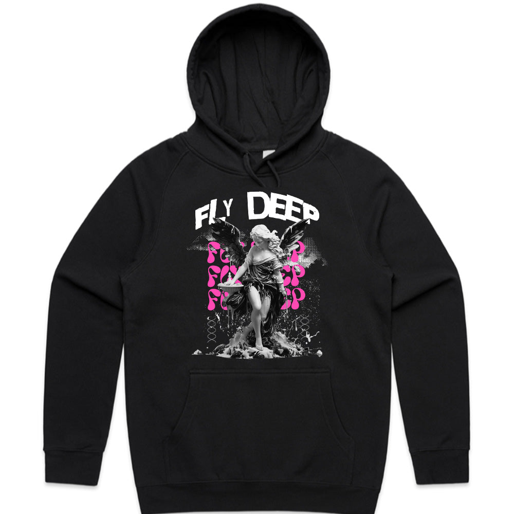 Fly Deep: Melancholy Angel's Ascent Tee