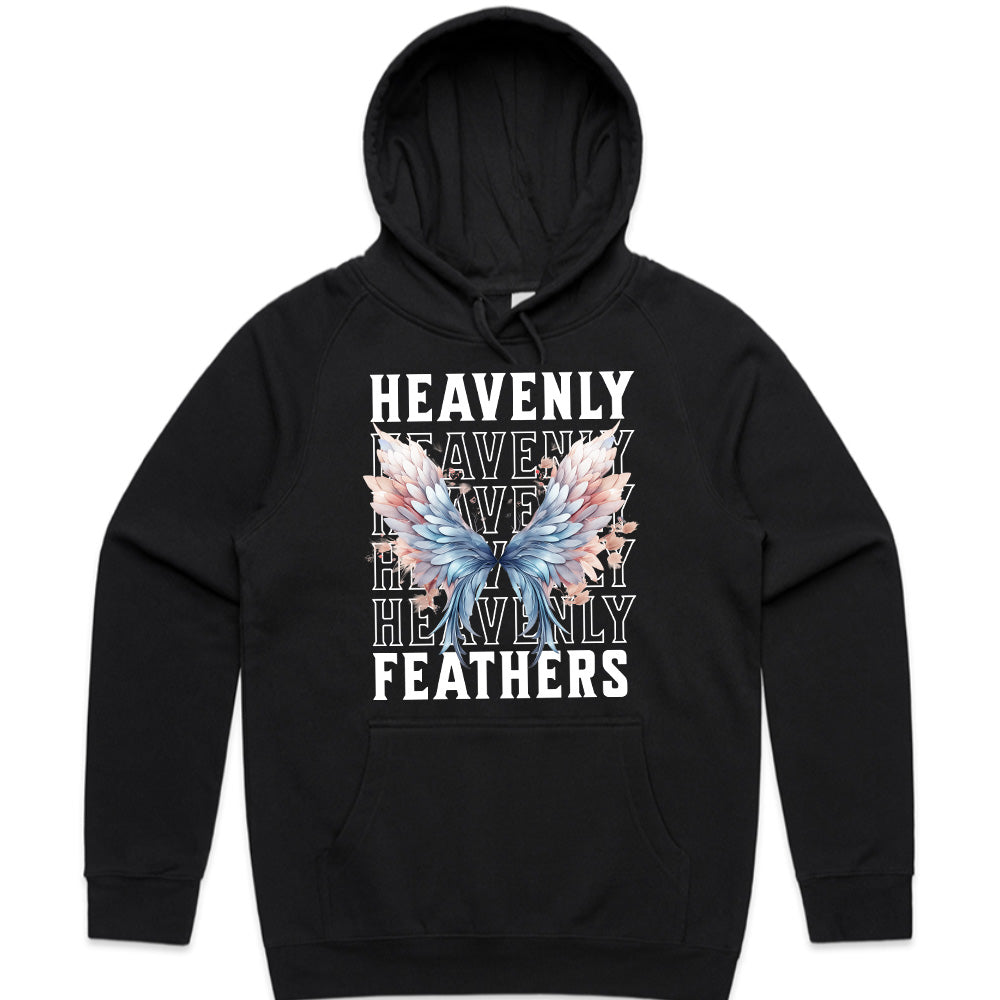 Heavenly Feathers: Angelic Winged Elegance Tee