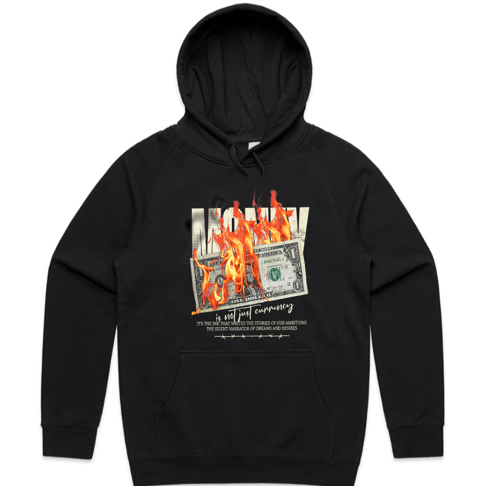 Burning Ambition: Money on Fire Statement Tee