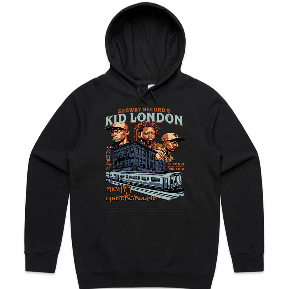 Subway Records Kid London" Underground Beats 2023 Tee