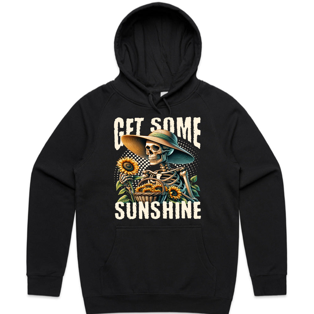 Sunlit Bones: Get Some Sunshine Skeleton Tee