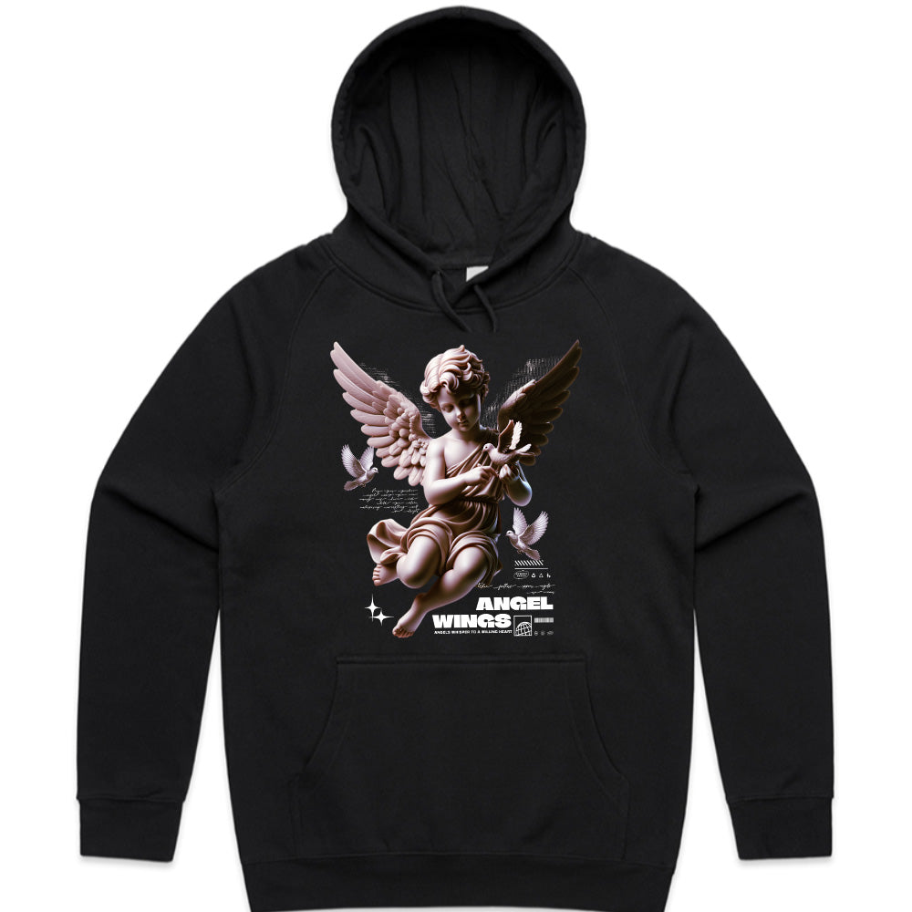 Heaven’s Whisper: Angel Wings Serenity Tee