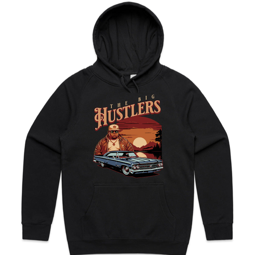 The Big Hustlers: Sunset Drive Classic Car Graphic Tee