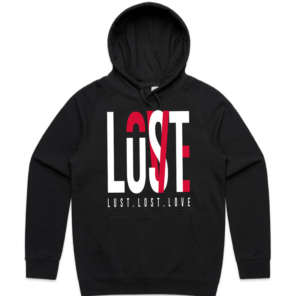 Lust Lost Love Anarchy Text Tee