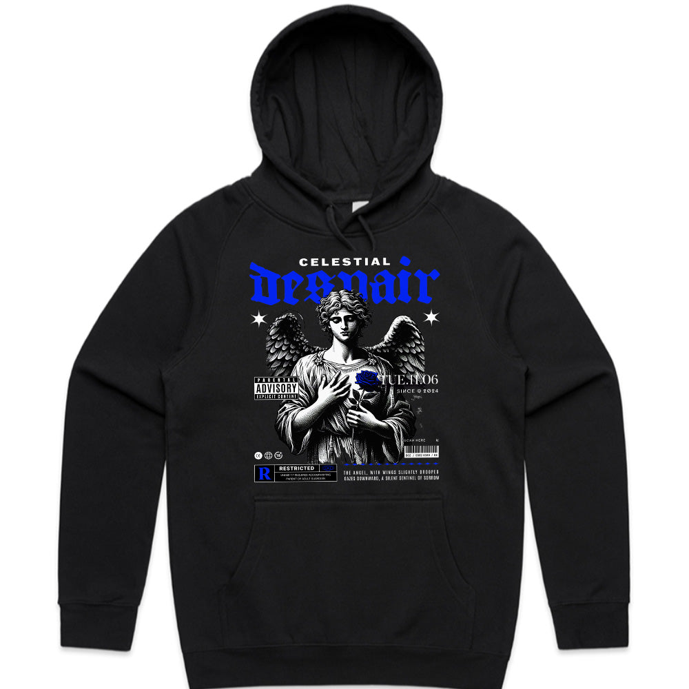 Celestial Despair: Angel of the Midnight Rose Tee
