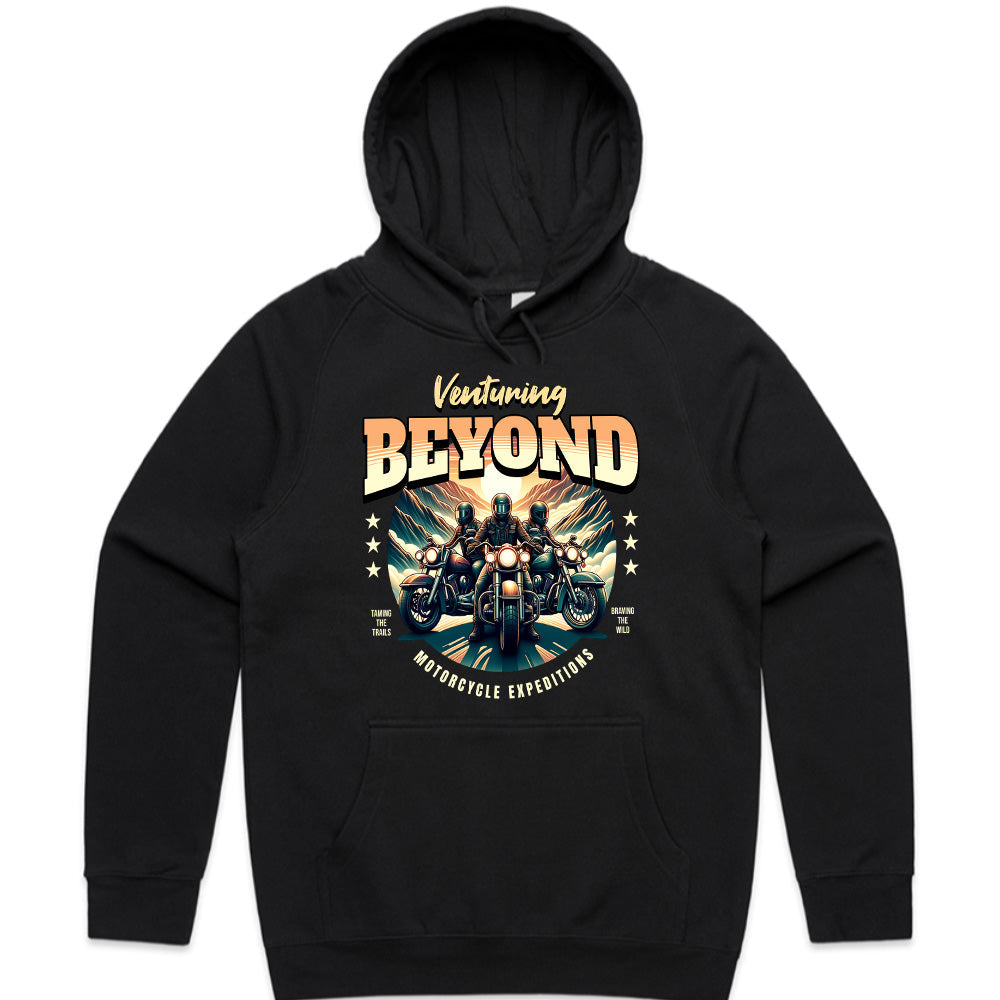 Venturing Beyond Biker Expedition T-Shirt – Ride Beyond Limits
