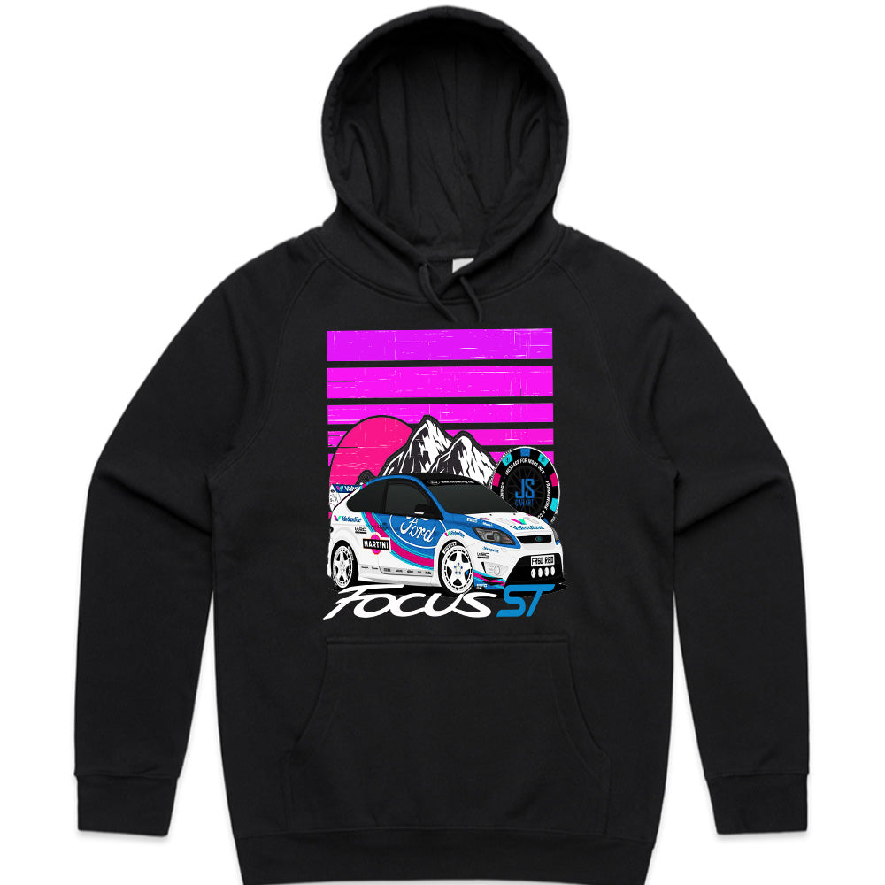 Focus ST Martini Rally Tribute T-Shirt – Retro Mountain Edition