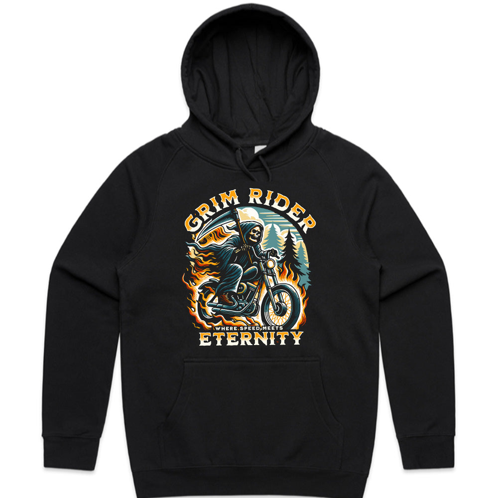 Grim Rider Biker T-Shirt – Where Speed Meets Eternity