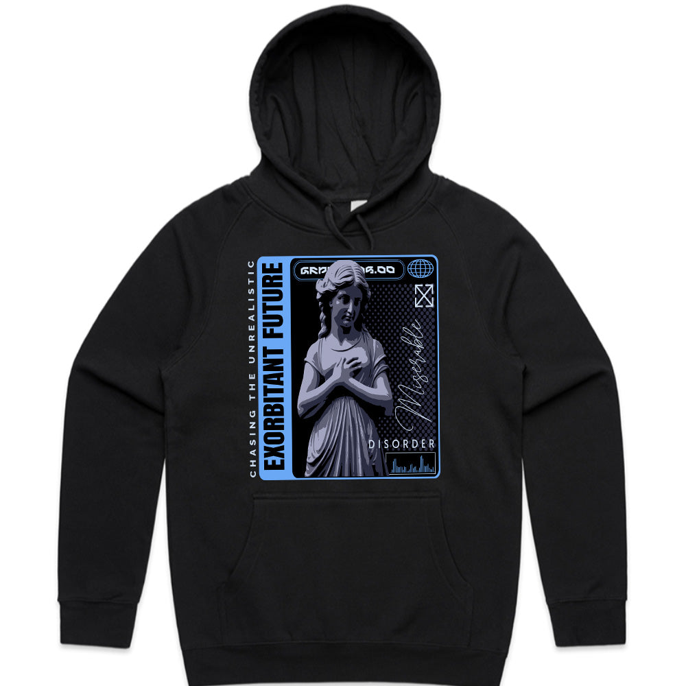 Digital Despair: “Exorbitant Future” Gothic Glitch Tee