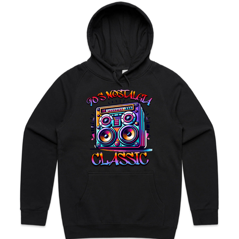 Vibrant 90’s Nostalgia Classic Speaker Tee
