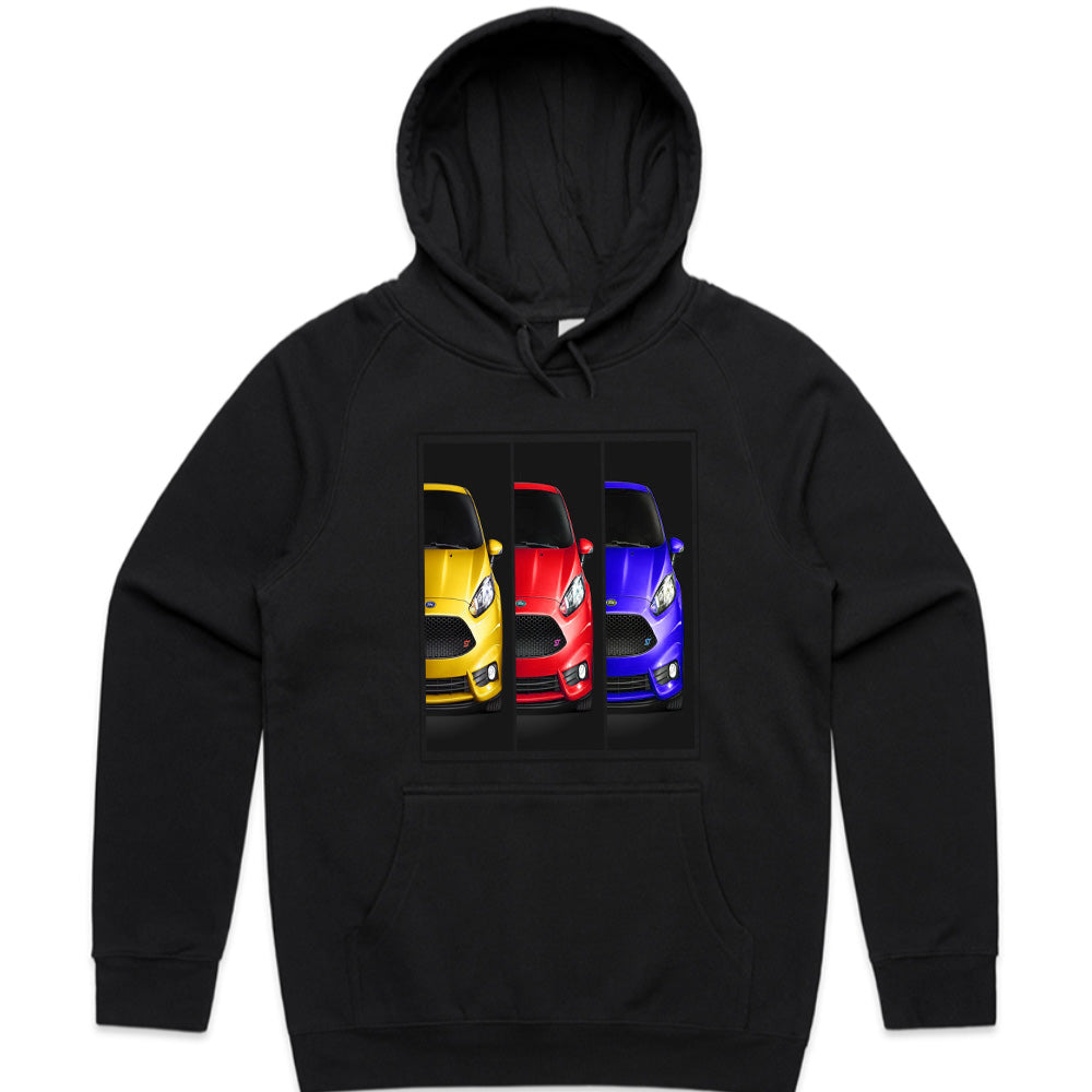 Fiesta ST Color Trio T-Shirt – Hot Hatch Spectrum Edition