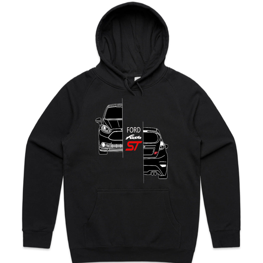 Ford Fiesta ST Blueprint T-Shirt – Hot Hatch Line Art Edition