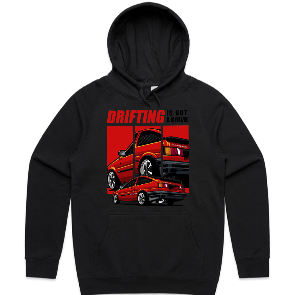 Drifting Is Not A Crime AE86 T-Shirt – Hachiroku Legend Edition