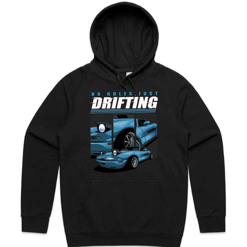 No Rules, Just Drifting Miata T-Shirt – Slide Culture Edition