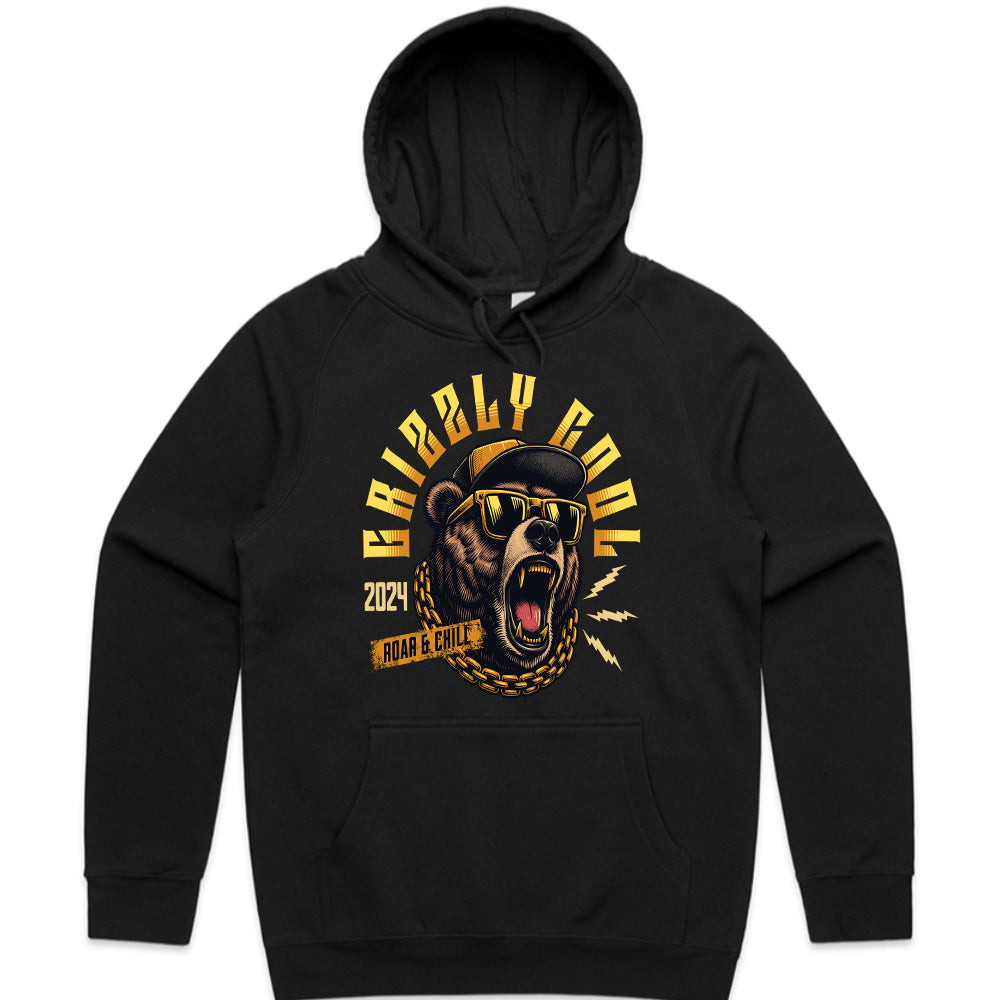 Grizzly Cool: Roar & Chill Streetwear Tee
