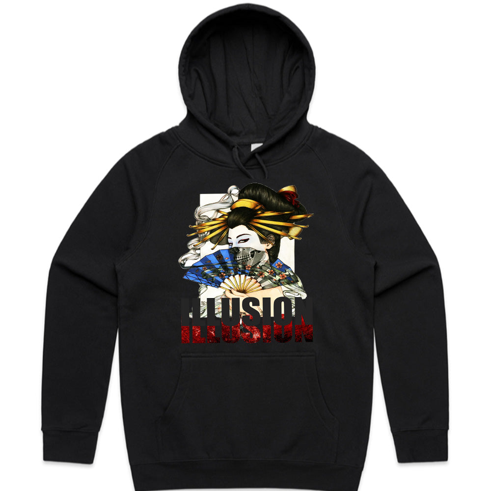 Enigmatic Mirage: Geisha Illusion Tee