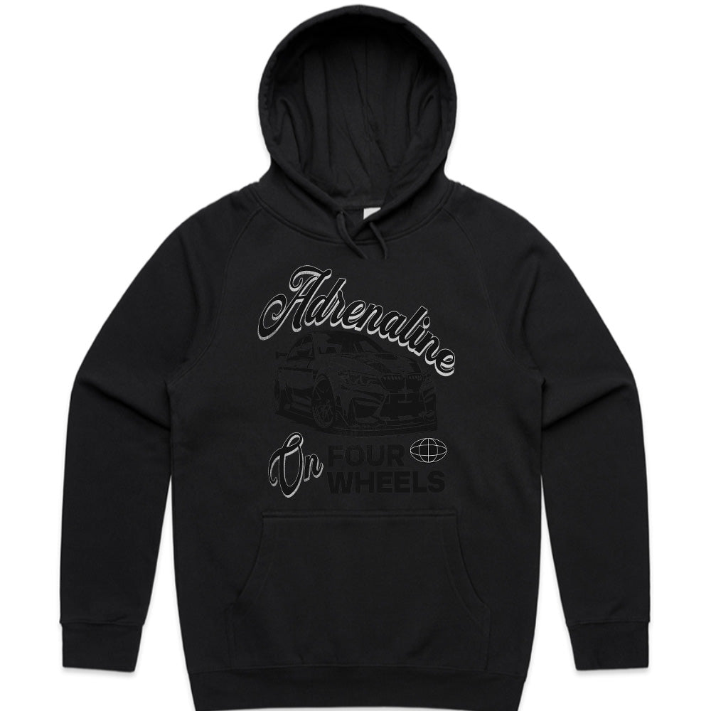 Adrenaline On Four Wheels T-Shirt – Pure Racing Passion Edition