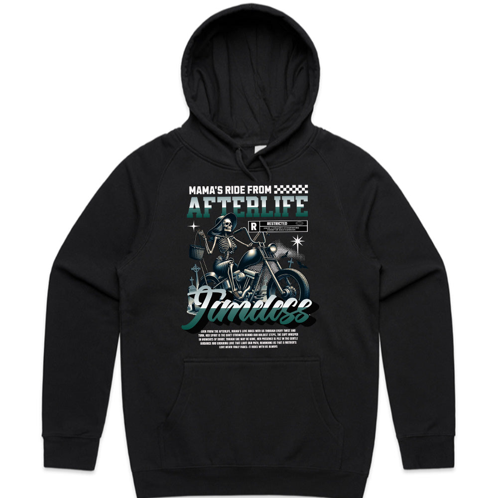 Mama’s Afterlife Ride” Timeless Tee