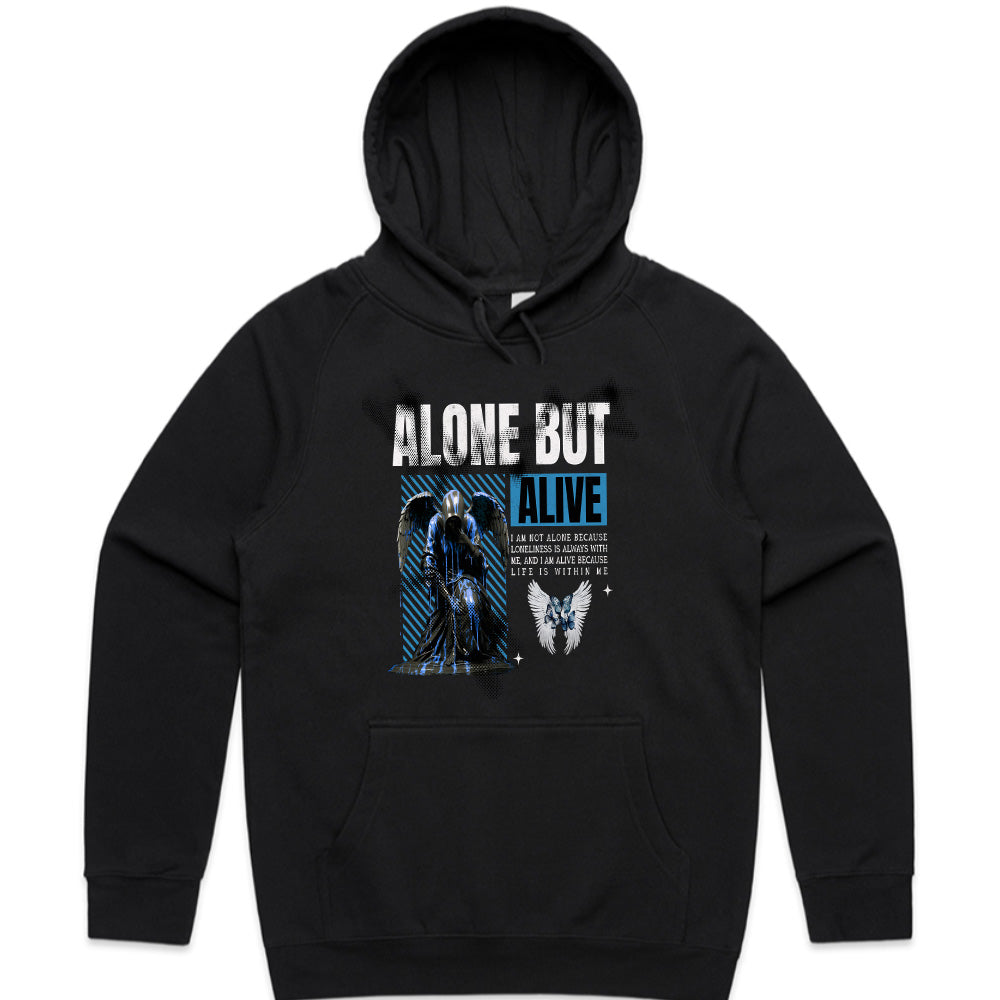 Resilient Solitude: Alone But Alive Tee