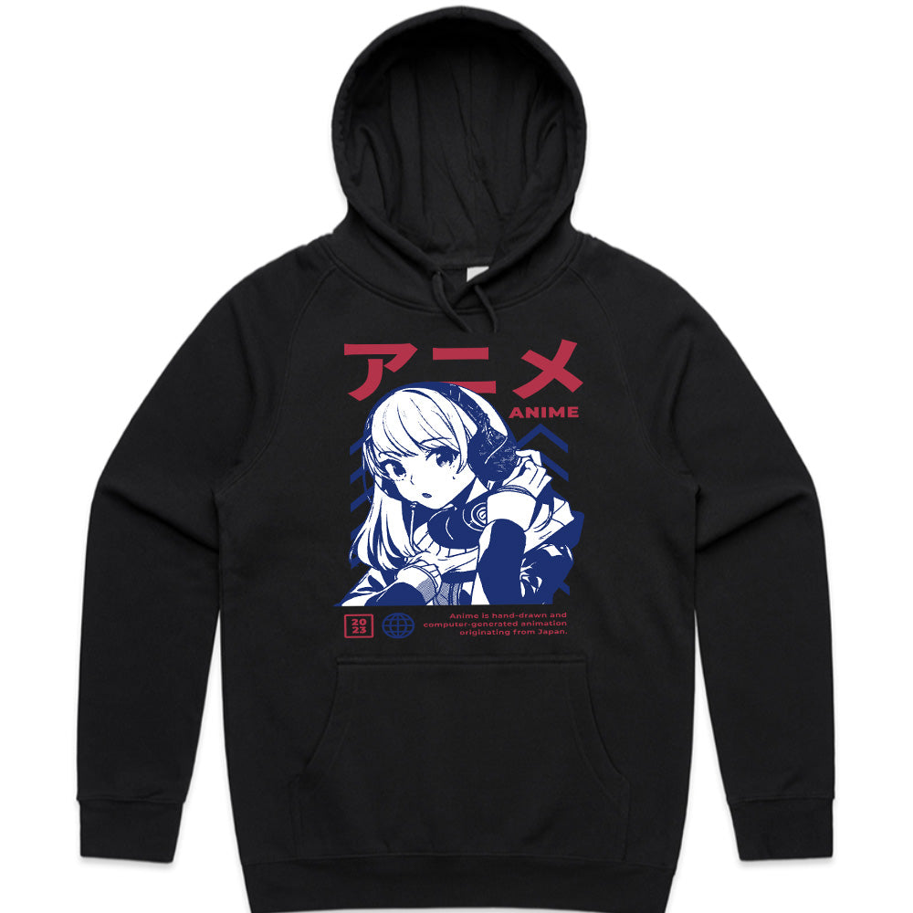 Neo Tokyo Vibes – Classic Anime Girl Tee