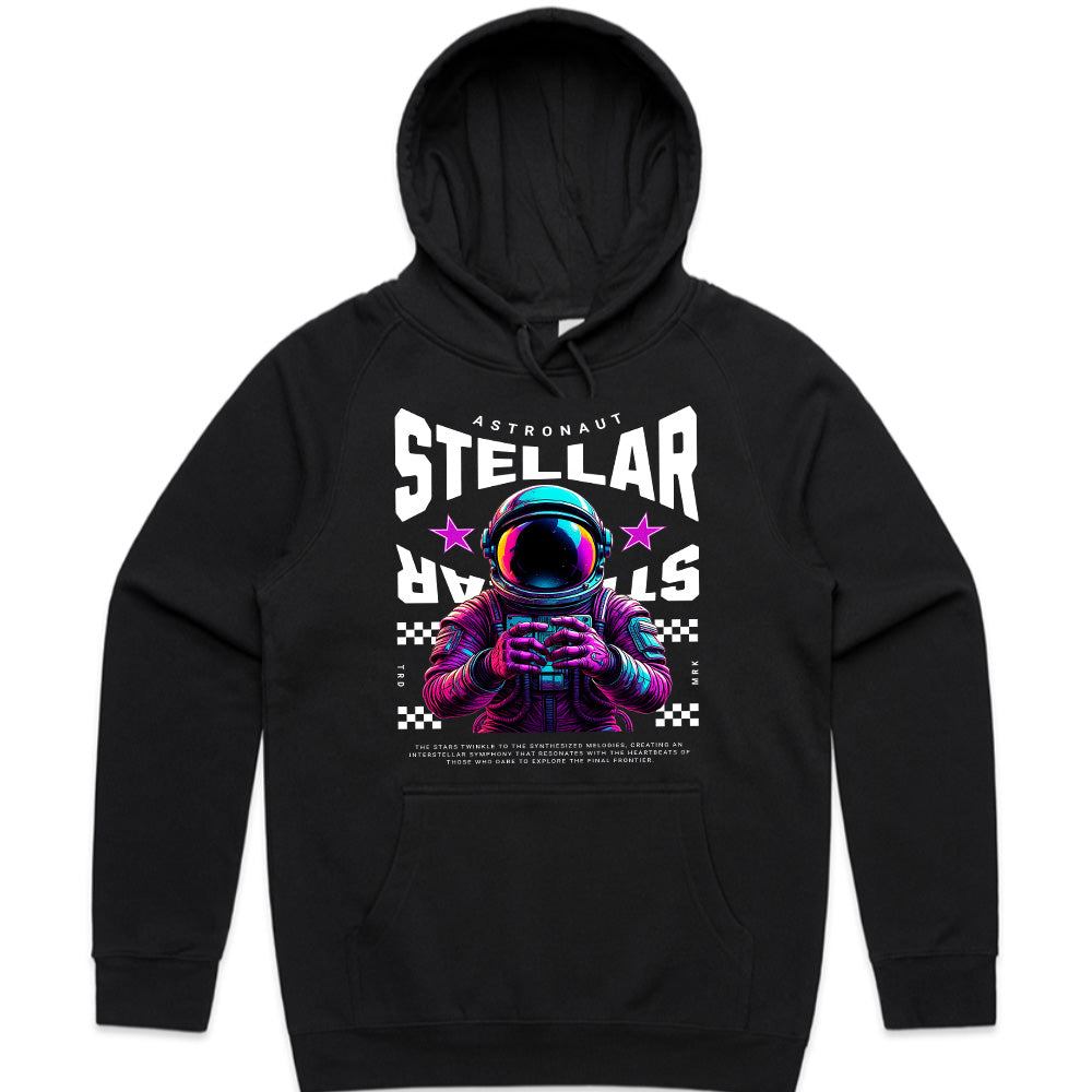 Stellar Signals: Neon Spacewave Tee