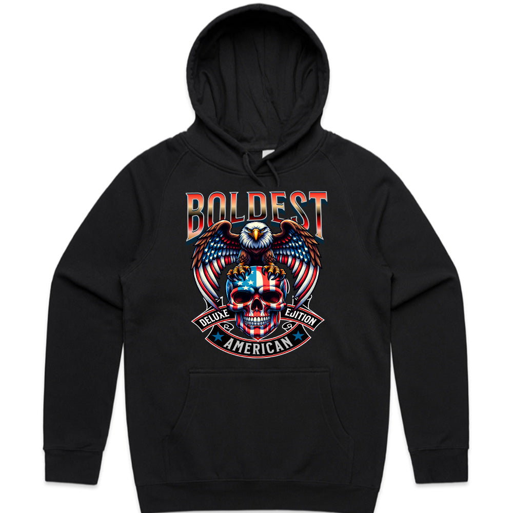 Patriotic Skull Emblem Tee