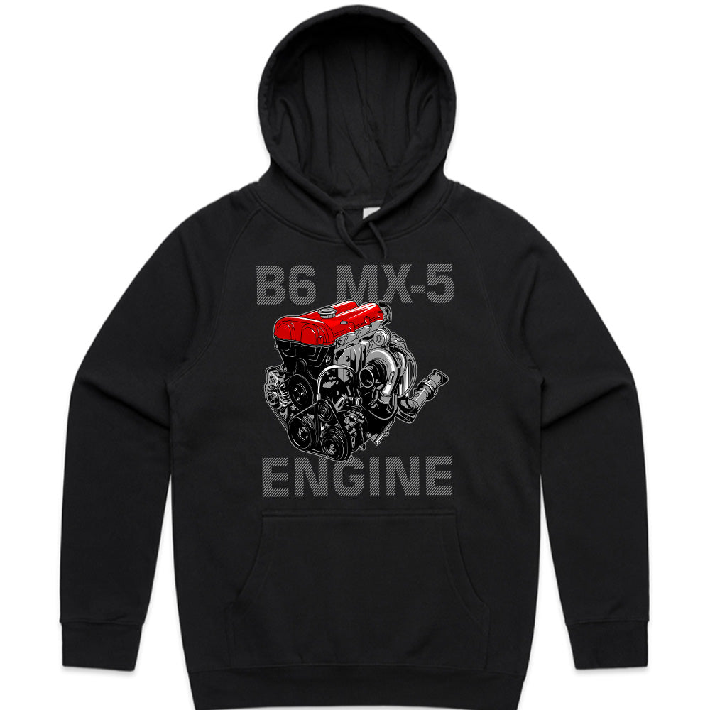 B6 MX-5 Engine T-Shirt – Miata Heartbeat Edition