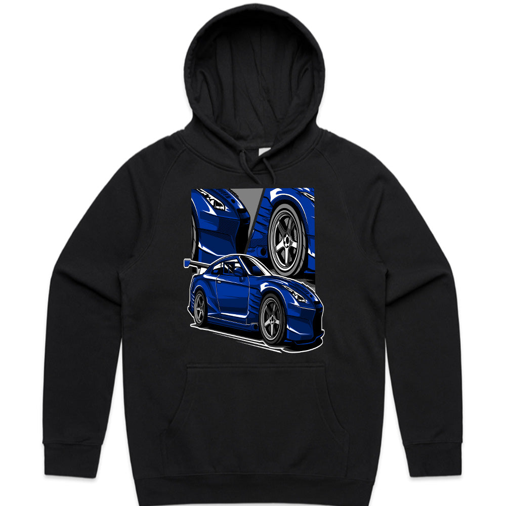Godzilla GT-R R35 Power T-Shirt – Midnight Blue Edition