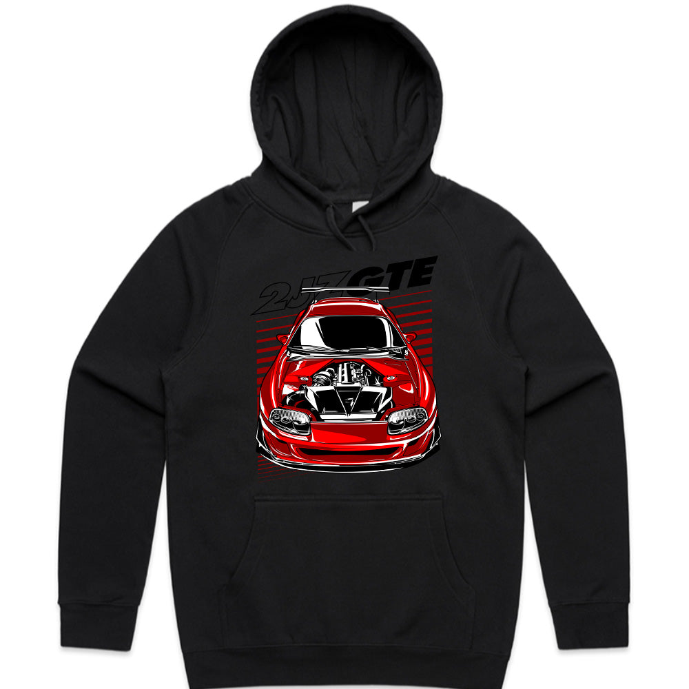 2JZ GTE Supra Power T-Shirt – Redline Boost Edition