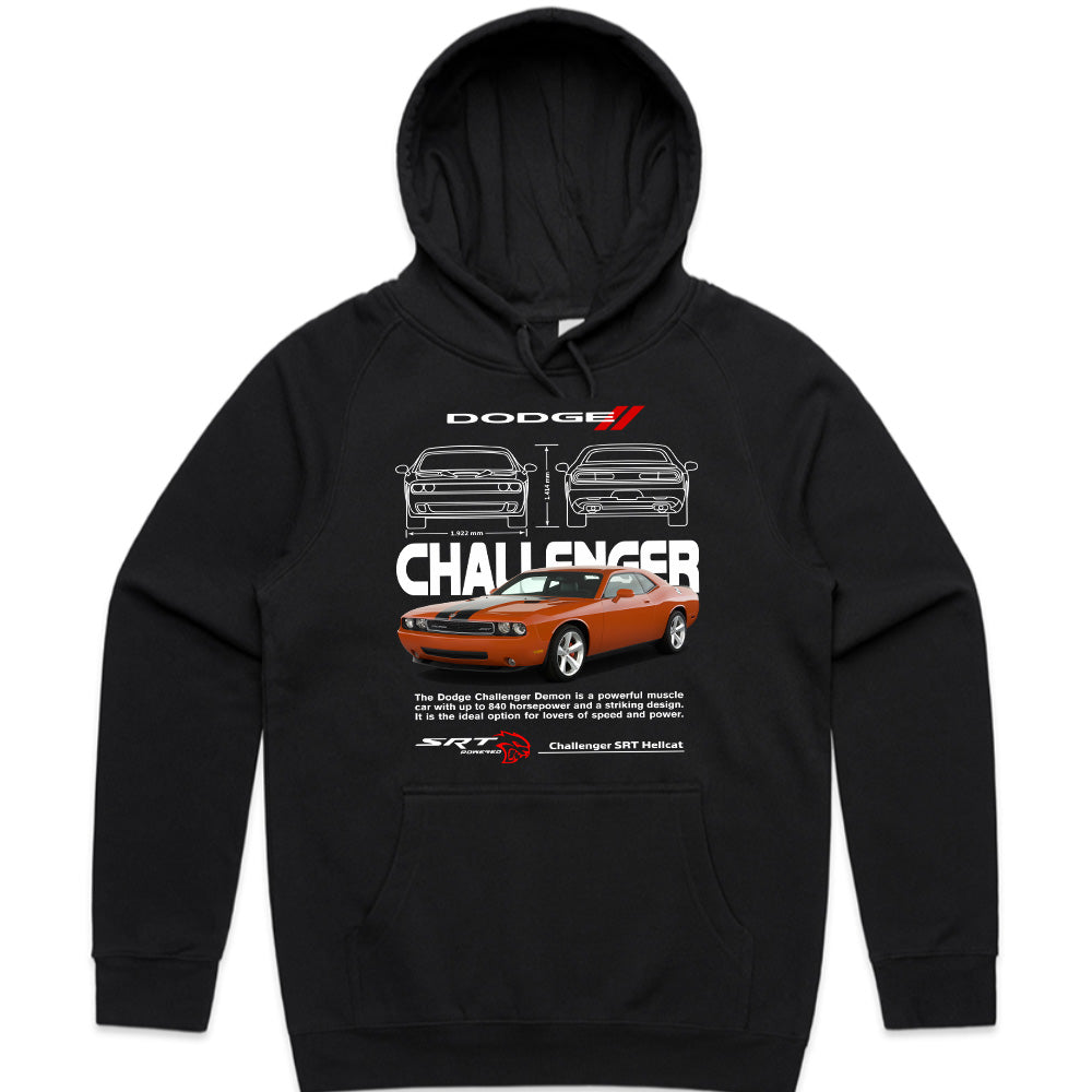 Dodge Challenger Classic Muscle Car T-Shirt – Unleash the Power