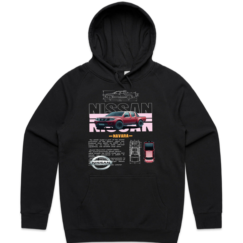 Vintage Nissan Navara Truck Graphic T-Shirt - Bold Automotive Tribute