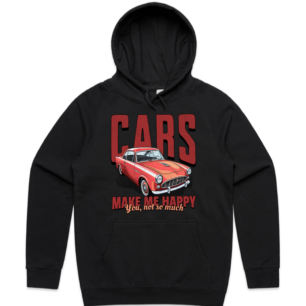 Cars Make Me Happy Funny Classic Car T-Shirt