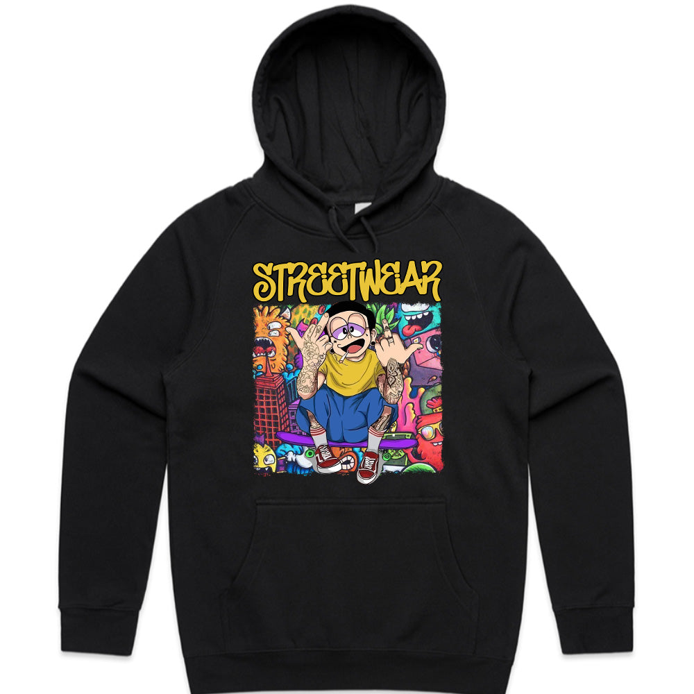 Streetwear Vibe: The Urban Cartoon Hoodie