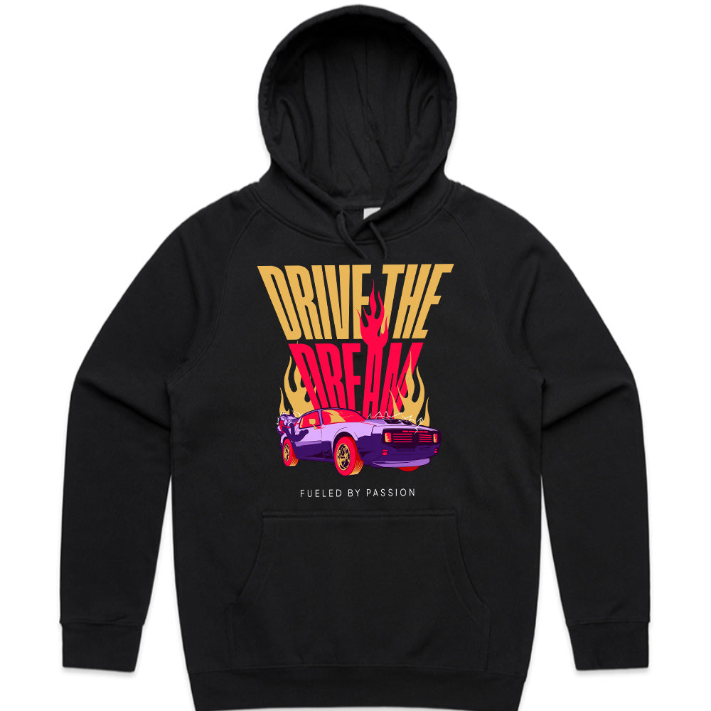 Drive The Dream - Fueled by Passion Fire Car Tee