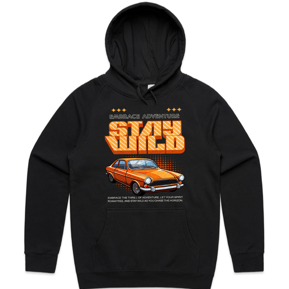 Stay Wild - Embrace Adventure Vintage Car Tee