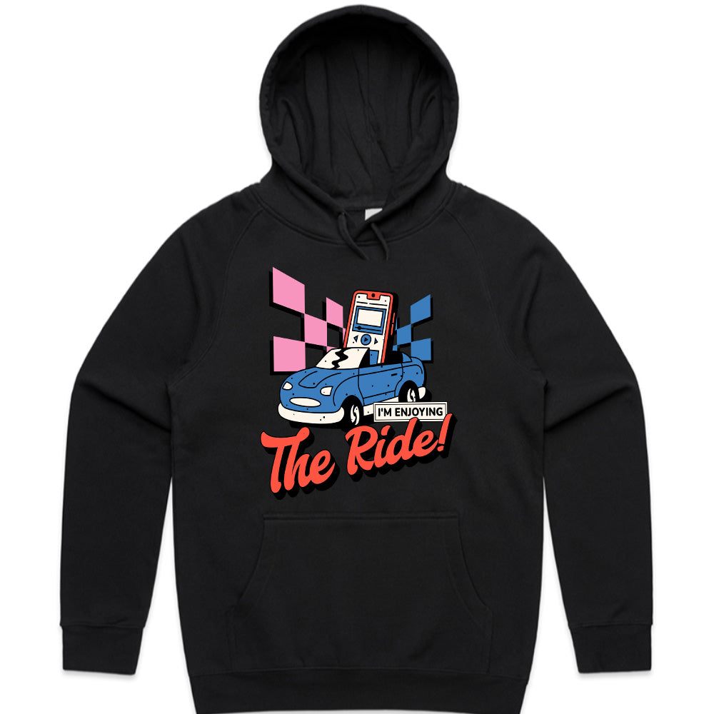 Enjoy The Ride - Retro Car & MP3 Graphic Tee