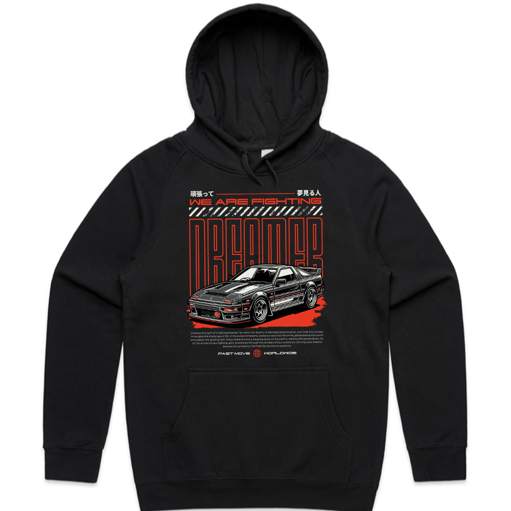 Fighting Dreamer - Retro JDM Street Racer Inspiration T-Shirt