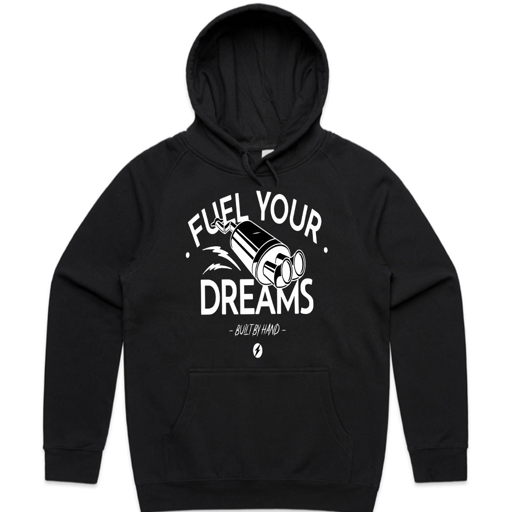 Fuel Your Dreams: Built By Hand Exhaust Power T-Shirt