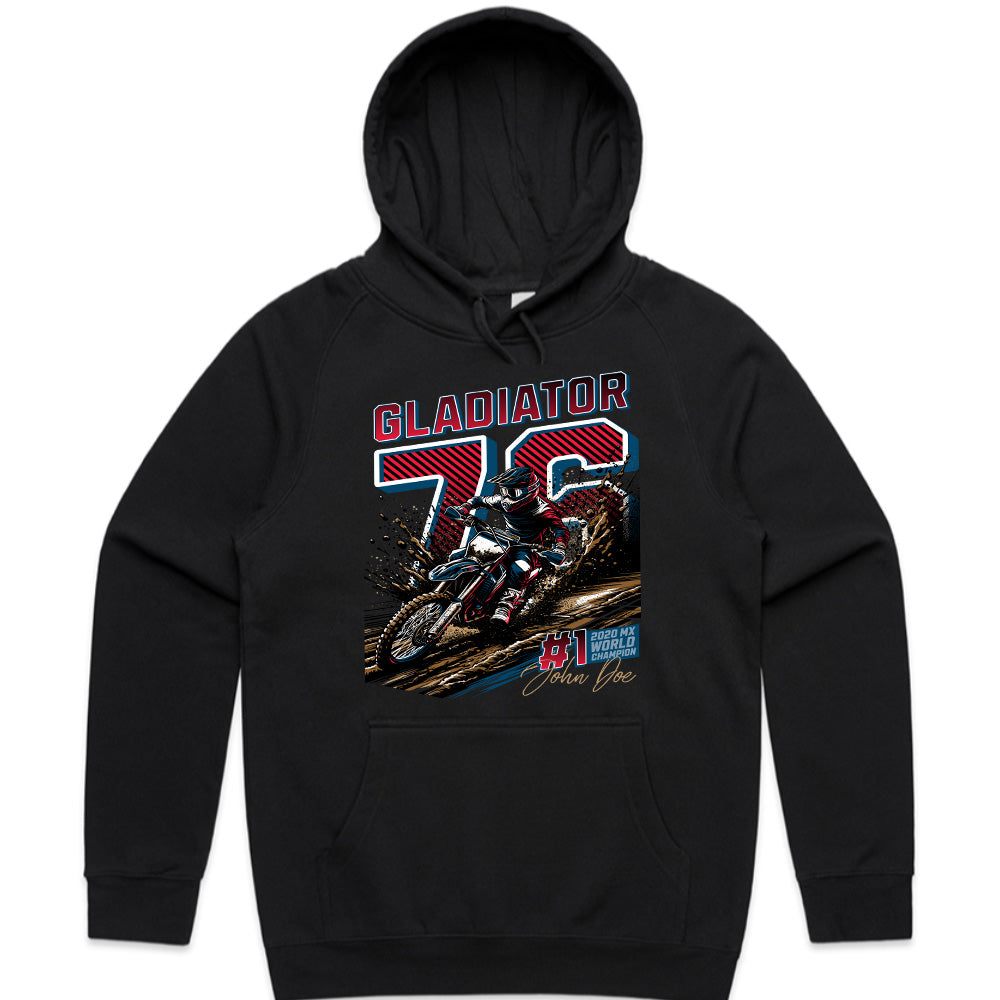 Gladiator 76 – MX World Champion Motocross T-Shirt